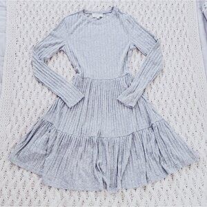 Pink Rose Drop Waist Midi Pleated Dress without belt